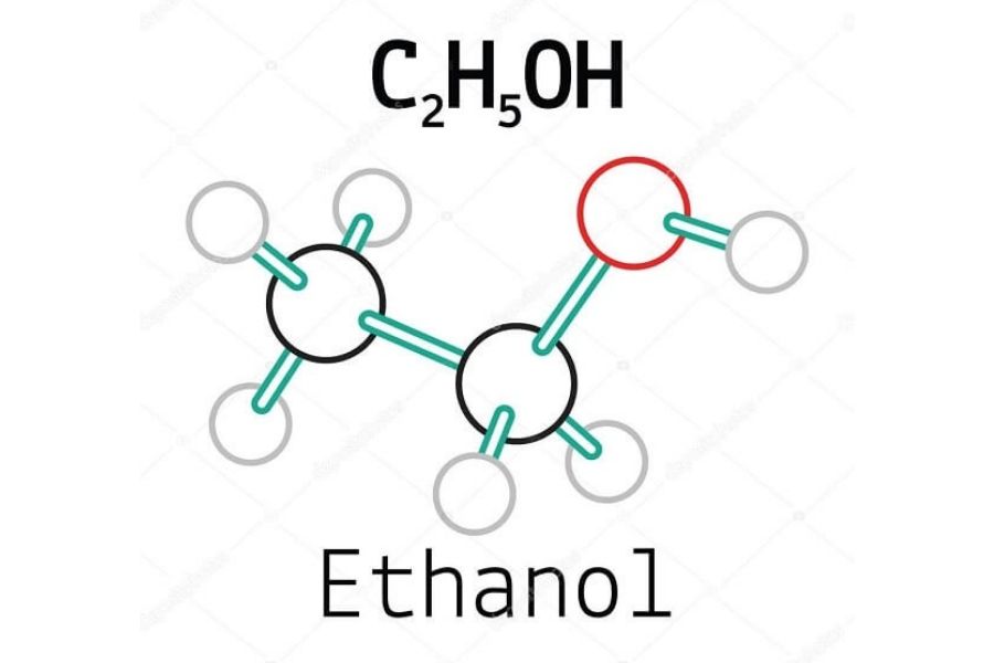 Cấu tạo phân tử của Ethanol